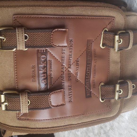 Kaukko Simple Casual Comfortable & Free Style Canvas Shoulder Bag . - Picture 4 of 16